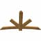 Ekena Millwork Alberta Rough Sawn Timber Gable Bracket, Western Red Cedar, 72"W x 45"H x 2"D x 6"F, 15/12 Pitch GBW072X45X0206ALB00RWR - alternate 3